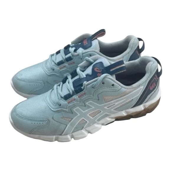 Asics Gel Quantum 90 Blue Running Women Sneakers Size 7 Sportstyle Shoes - Picture 2 of 13